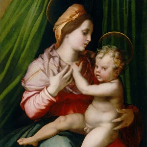 Madonna with Child, painting by Andrea del Sarto, conserved at the Palatine Gallery in Pitti Palace, Florence