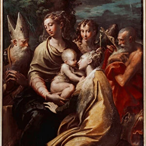 Madonna and Child, Saint Margarita, Saint Michael, Saint Jerome and Saint Petronio