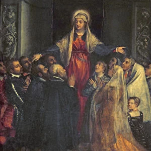 Madonna della Misericordia (oil on panel)