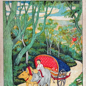 Mahajanaka Jataka. ca. 1910 (illustration)
