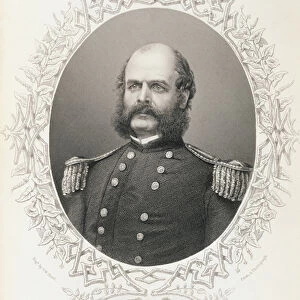 Major General Ambrose Everett Burnside, from The History of the United States, Vol
