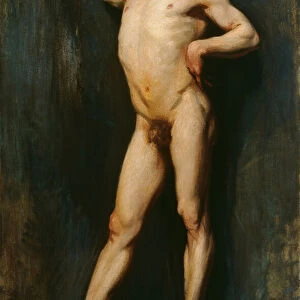 Male Figure Standing, 1899 (oil on canvas)