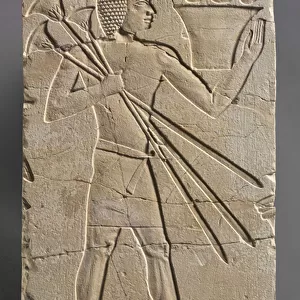 Male Offering Bearer, c. 667-647 BC (limestone)