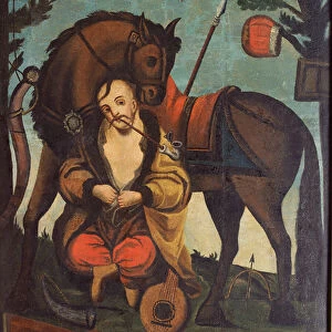 Mamai Cossack (oil on canvas)