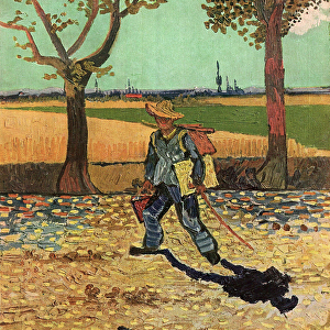 Man with Backpack, 1888 (oil on canvas)