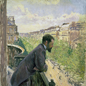 Man on a Balcony, c. 1880 (oil on canvas)