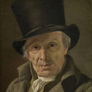 Man in a Hat (oil on canvas)