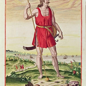 Man from a Neighbouring Tribe to the Picts, from Admiranda Narratio