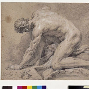 Man study, 1741 (drawing)