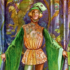 Mans costume in reign of Henry V (1413 -1422)