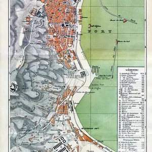 Map of Algiers, 1901