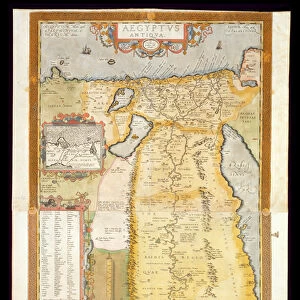 Map of Ancient Egypt, 1584
