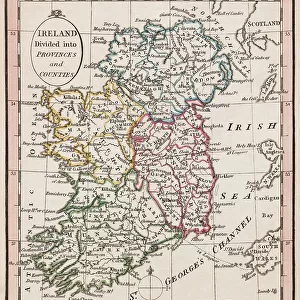 Map of Ireland, 1798