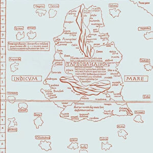 Map of the Island of Taprobana