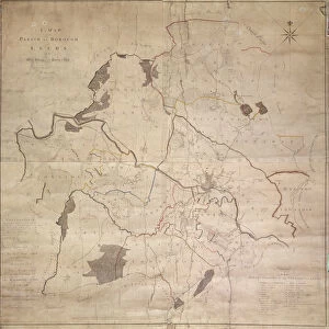 Map of the Parish or Borough of Leeds, 1781 (engraving)