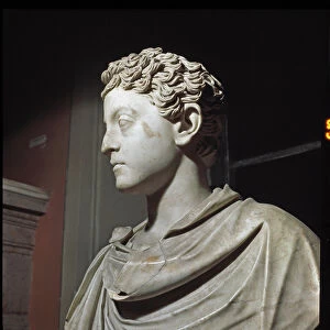 Marble bust of Emperor Commodus (sculpture, 2nd century)