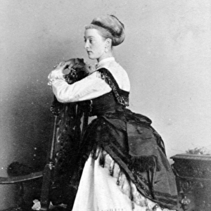 The Marchioness of Hastings, c. 1860s-70s (b / w photo)