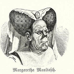 Margaret, Countess of Tyrol, Austrian noblewoman (engraving)