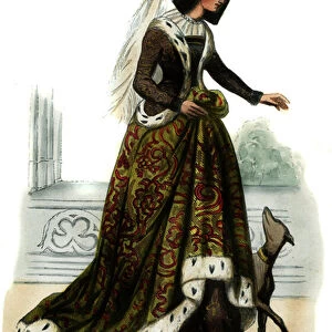Margaret of York - female costume of 15th century