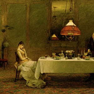 The Marriage of Convenience, 1883 (oil on canvas)