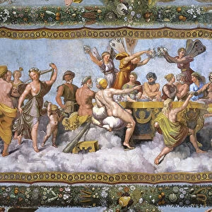 Marriage of Cupid and Psyche, 1517-18 (fresco)