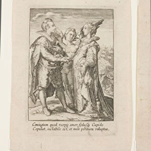 A Marriage Founded Solely on Pleasure, Presided over by Eros (engraving)