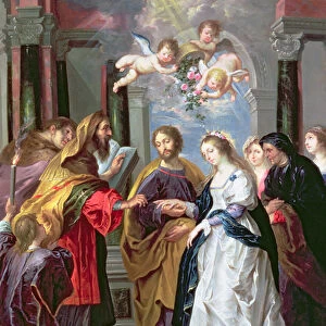 The Marriage of the Virgin (oil on copper)