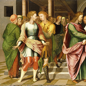The Marriage of the Virgin (oil on panel)