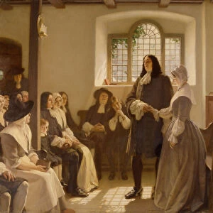 The Marriage of William Penn and Hannah Callowhill at the Friends Meeting House