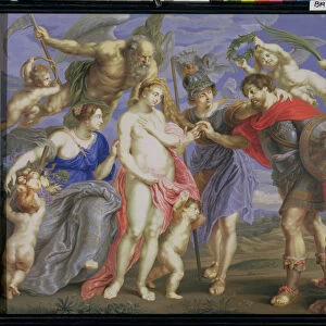 Mars Introduced by Minerva to Occasion, accompanied by Ceres, after a painting by