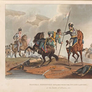 Marshal Beresford engaged with the Polish lancer, at the Battle of Albuera