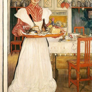 Martina Carrying Breakfast on a Tray, 1904
