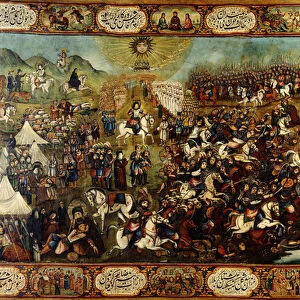 The Martyrdom of Huseyn, c. 1860-70 (oil on canvas)