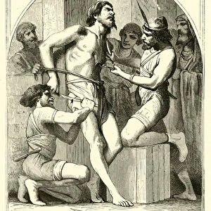 Martyre de saint Barthelemi (engraving)