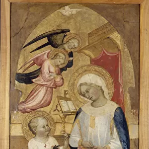 Mary with Jesus and two angels, c. 1425 (tempera on wood)