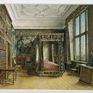 Mary, Queen of Scots Room at Hardwick, 1820s (w / c on paper)