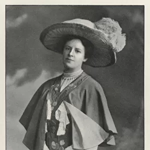 Mary Tout, nee Johnstone, Pupil, 1886-1892, Governor, 1900- (b / w photo)