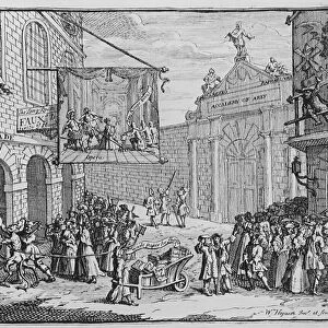 Masquerades and Operas, Burlington Gate, 1724 (engraving)