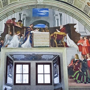 The Mass at Bolsena, room of Heliodorus, 1512 (fresco)