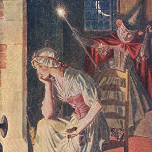 What is the matter, my Dear?, Cinderella, 1925 (colour litho)