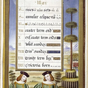 May: Tree of May (Gemeaux) - facsimile of the Hours of Anne of Brittany