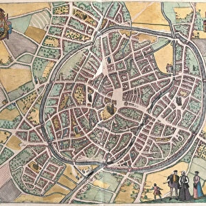Mechelen, Belgium (engraving, 1572-1617)