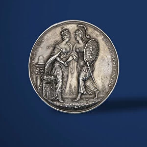 Medal commemorating the coronation of William and Mary, 1689 (silver) (reverse of 419670)
