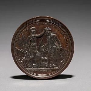 Medal of General Daniel Morgan (obverse), 1770-1800 (copper)