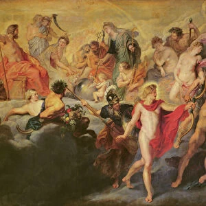The Medici Cycle: Council of the Gods for the Spanish Marriage, 1621-25 (oil on canvas)