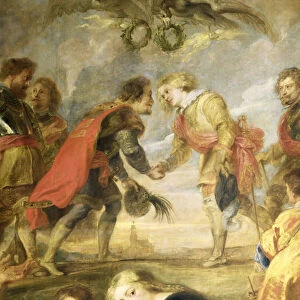 The Meeting of Ferdinand II (1578-1637) and his son the Cardinal Infante Ferdinand