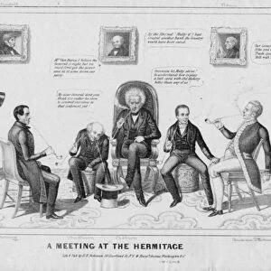 A meeting at the Hermitage, published by H R Robinson, New York and Washington, c