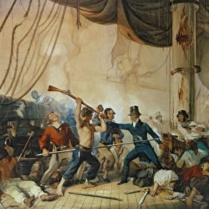The Melee on Board the Chesapeake, 1813