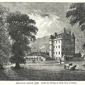 Melville Castle, 1776 (engraving)