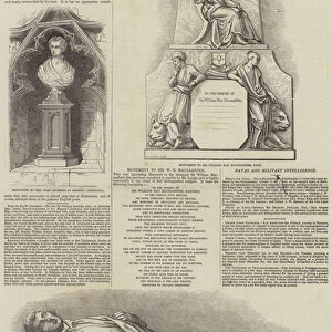 Memorials to Dr Southey (engraving)